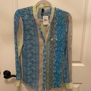 New Size S KUT floral blouse.